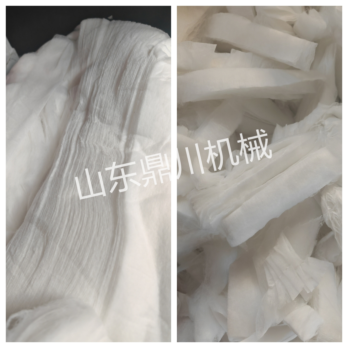 無紡布長條剪切效果